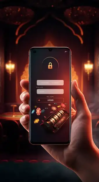 Secure Tangiers Casino login interface with a strong password and 2FA authentication icon, symbolizing account protection and data security.